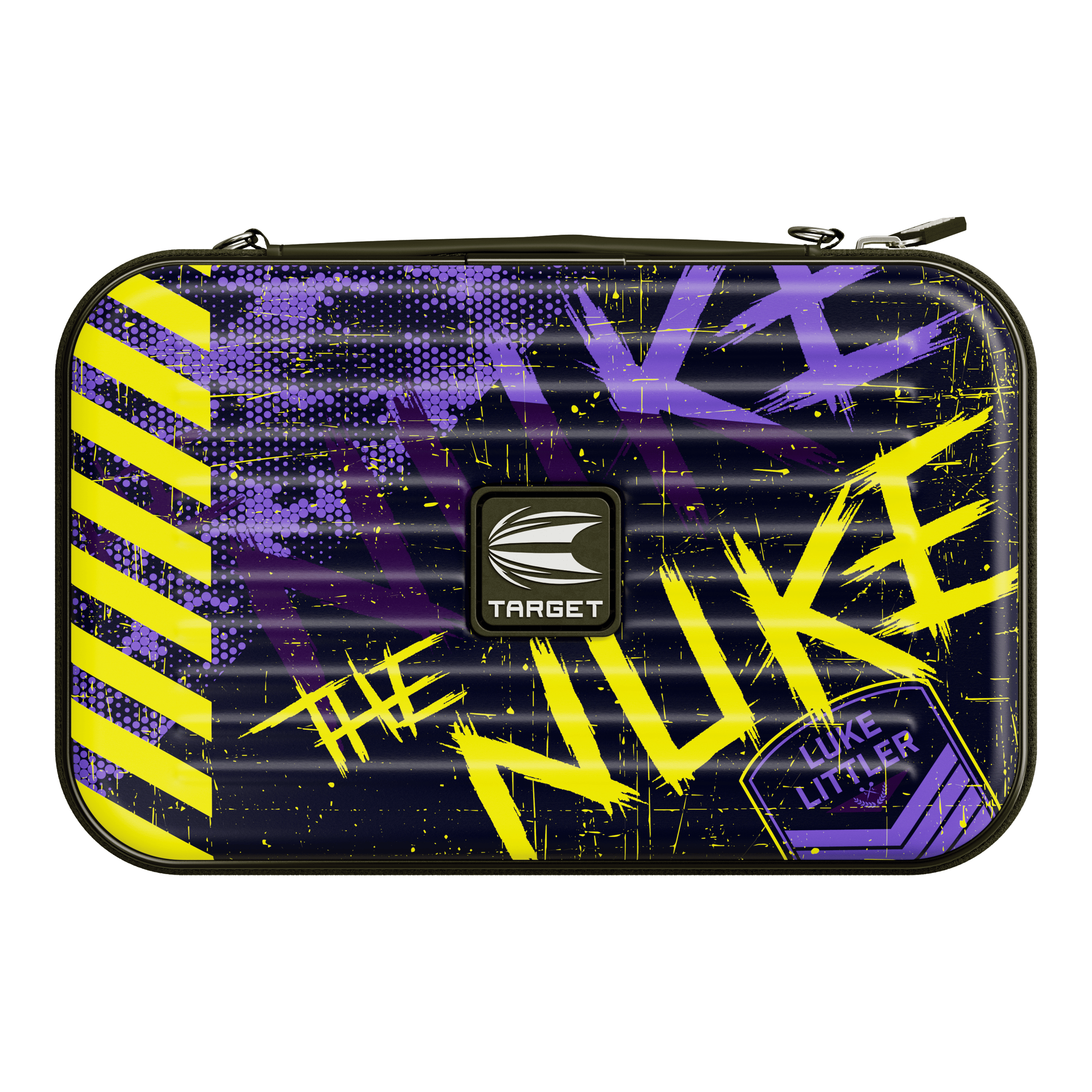Dieses Bild zeigt das Target Takoma Luke Littler XL Dartcase. Das Case bietet Schutz und Organisation für Darts und Zubehör.